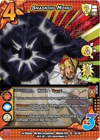 Smashing Nomu - UniVersus: My Hero Academia: League of Villains - UniVersus card