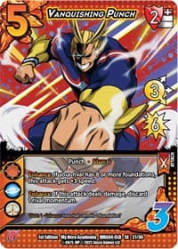 Vanquishing Punch - UniVersus: My Hero Academia: League of Villains - UniVersus card