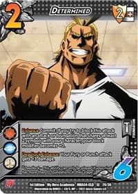 Determined - UniVersus: My Hero Academia: League of Villains - UniVersus card