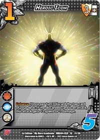 Heroic Icon - UniVersus: My Hero Academia: League of Villains - UniVersus card