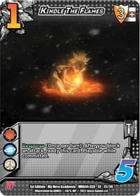 Kindle the Flames - UniVersus: My Hero Academia: League of Villains - UniVersus card