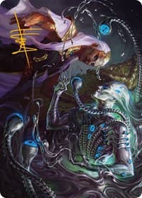 Mirage Mockery Art Card (Gold-Stamped Signature) - Art Series: Phyrexia: All Will Be One - Magic: The Gathering card