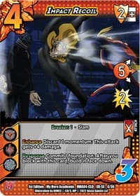 Impact Recoil (XR) - UniVersus: My Hero Academia: League of Villains - UniVersus card