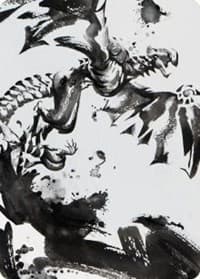 Quicksilver Fisher Art Card - Art Series: Phyrexia: All Will Be One - Magic: The Gathering card