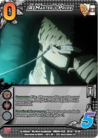 A Master's Pride (XR) - UniVersus: My Hero Academia: League of Villains - UniVersus card