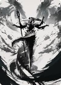 Atraxa, Grand Unifier Art Card (77/81) - Art Series: Phyrexia: All Will Be One - Magic: The Gathering card