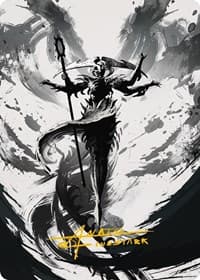 Atraxa, Grand Unifier Art Card (77/81) (Gold-Stamped Signature) - Art Series: Phyrexia: All Will Be One - Magic: The Gathering card