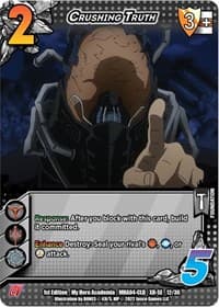 Crushing Truth (XR) - UniVersus: My Hero Academia: League of Villains - UniVersus card