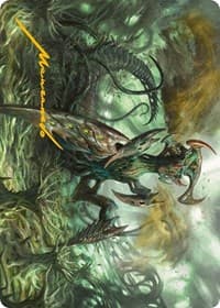 Zopandrel, Hunger Dominus Art Card (Gold-Stamped Signature) - Art Series: Phyrexia: All Will Be One - Magic: The Gathering card