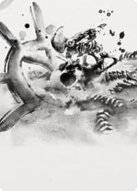 Myr Convert Art Card - Art Series: Phyrexia: All Will Be One - Magic: The Gathering card