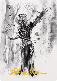 Rustvine Cultivator Art Card (Gold-Stamped Signature) - Art Series: Phyrexia: All Will Be One - Magic: The Gathering card