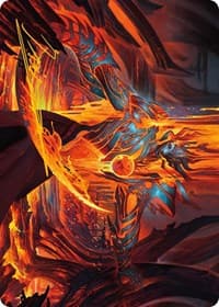 Free From Flesh Art Card (Gold-Stamped Signature) - Art Series: Phyrexia: All Will Be One - Magic: The Gathering card