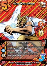 Plus Ultra Smash (XR) - UniVersus: My Hero Academia: League of Villains - UniVersus card