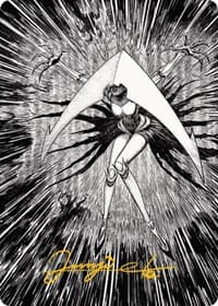 Elesh Norn, Mother of Machines Art Card (64/81) (Gold-Stamped Signature) - Art Series: Phyrexia: All Will Be One - Magic: The Gathering card