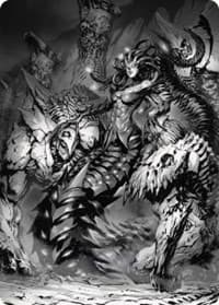 Vraska, Betrayal's Sting Art Card - Art Series: Phyrexia: All Will Be One - Magic: The Gathering card