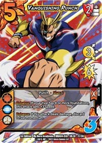 Vanquishing Punch (XR) - UniVersus: My Hero Academia: League of Villains - UniVersus card