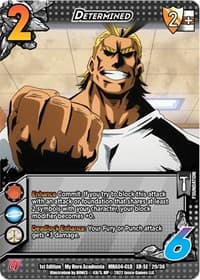 Determined (XR) - UniVersus: My Hero Academia: League of Villains - UniVersus card