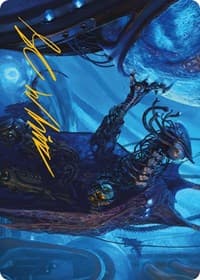 Atmosphere Surgeon Art Card (Gold-Stamped Signature) - Art Series: Phyrexia: All Will Be One - Magic: The Gathering card