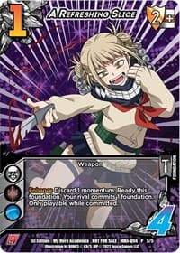 A Refreshing Slice (Quirk Pack 4) - UniVersus: My Hero Academia Promo Cards - UniVersus card