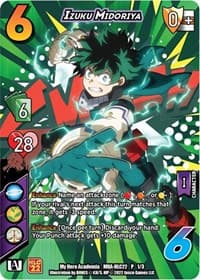 Izuku Midoriya (Hero League Championship 2022) - UniVersus: My Hero Academia Promo Cards - UniVersus card