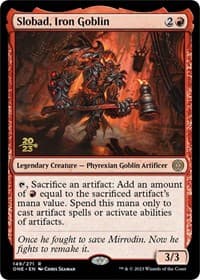 Slobad, Iron Goblin - Prerelease Cards - Magic: The Gathering card