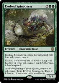 Evolved Spinoderm - Prerelease Cards - Magic: The Gathering card