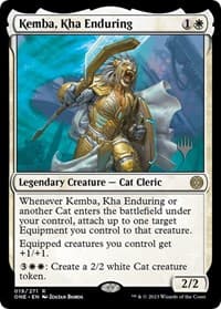 Kemba, Kha Enduring - Promo Pack: Phyrexia: All Will Be One - Magic: The Gathering card