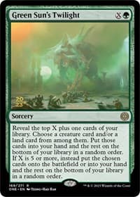 Green Sun's Twilight - Prerelease Cards - Magic: The Gathering card
