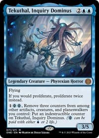 Tekuthal, Inquiry Dominus - Promo Pack: Phyrexia: All Will Be One - Magic: The Gathering card