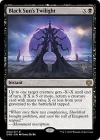 Black Sun's Twilight - Promo Pack: Phyrexia: All Will Be One - Magic: The Gathering card
