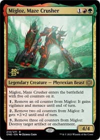 Migloz, Maze Crusher - Prerelease Cards - Magic: The Gathering card