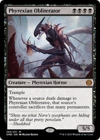 Phyrexian Obliterator - Promo Pack: Phyrexia: All Will Be One - Magic: The Gathering card
