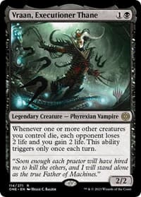 Vraan, Executioner Thane - Promo Pack: Phyrexia: All Will Be One - Magic: The Gathering card