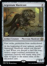 Argentum Masticore - Prerelease Cards - Magic: The Gathering card