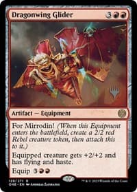 Dragonwing Glider - Promo Pack: Phyrexia: All Will Be One - Magic: The Gathering card