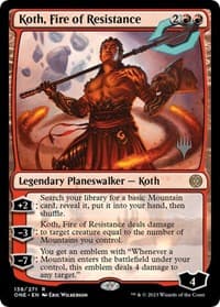 Koth, Fire of Resistance - Promo Pack: Phyrexia: All Will Be One - Magic: The Gathering card