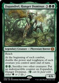 Zopandrel, Hunger Dominus - Promo Pack: Phyrexia: All Will Be One - Magic: The Gathering card