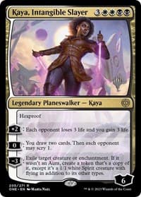 Kaya, Intangible Slayer - Promo Pack: Phyrexia: All Will Be One - Magic: The Gathering card