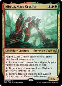 Migloz, Maze Crusher - Promo Pack: Phyrexia: All Will Be One - Magic: The Gathering card