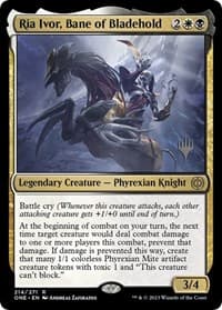 Ria Ivor, Bane of Bladehold - Promo Pack: Phyrexia: All Will Be One - Magic: The Gathering card