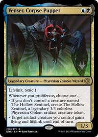 Venser, Corpse Puppet - Promo Pack: Phyrexia: All Will Be One - Magic: The Gathering card