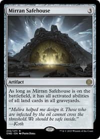 Mirran Safehouse - Promo Pack: Phyrexia: All Will Be One - Magic: The Gathering card