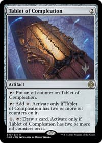 Tablet of Compleation - Promo Pack: Phyrexia: All Will Be One - Magic: The Gathering card