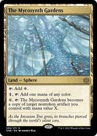 The Mycosynth Gardens - Promo Pack: Phyrexia: All Will Be One - Magic: The Gathering card