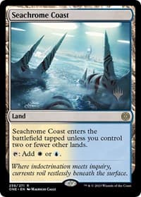 Seachrome Coast - Promo Pack: Phyrexia: All Will Be One - Magic: The Gathering card