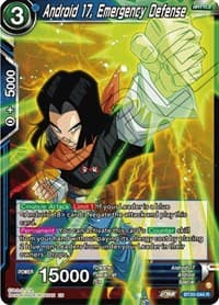 Android 17, Emergency Defense - Power Absorbed - Dragon Ball Super: Masters card
