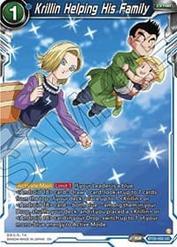 Krillin Helping His Family - Power Absorbed - Dragon Ball Super: Masters card