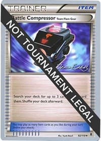 Battle Compressor (Team Flare Gear) - 2016 (Jesper Eriksen) - World Championship Decks - Pokemon card