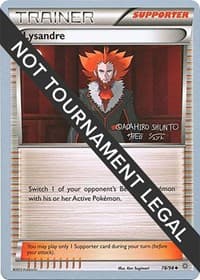 Lysandre - 2016 (Shunto Sadahiro) - World Championship Decks - Pokemon card