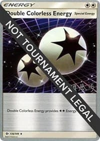 Double Colorless Energy - 2017 (Kabu Fukase) - World Championship Decks - Pokemon card